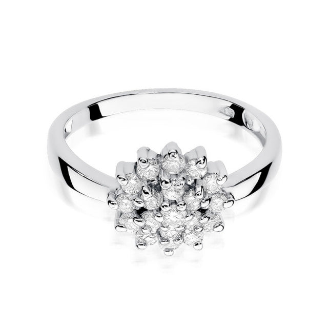 Inel Aur 14K cu Diamante Naturale 0.40 ct, imaginea 5 din 11