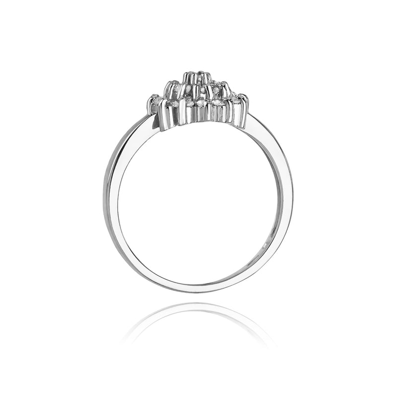 Inel Aur 14K cu Diamante Naturale 0.40 ct, imaginea 6 din 11