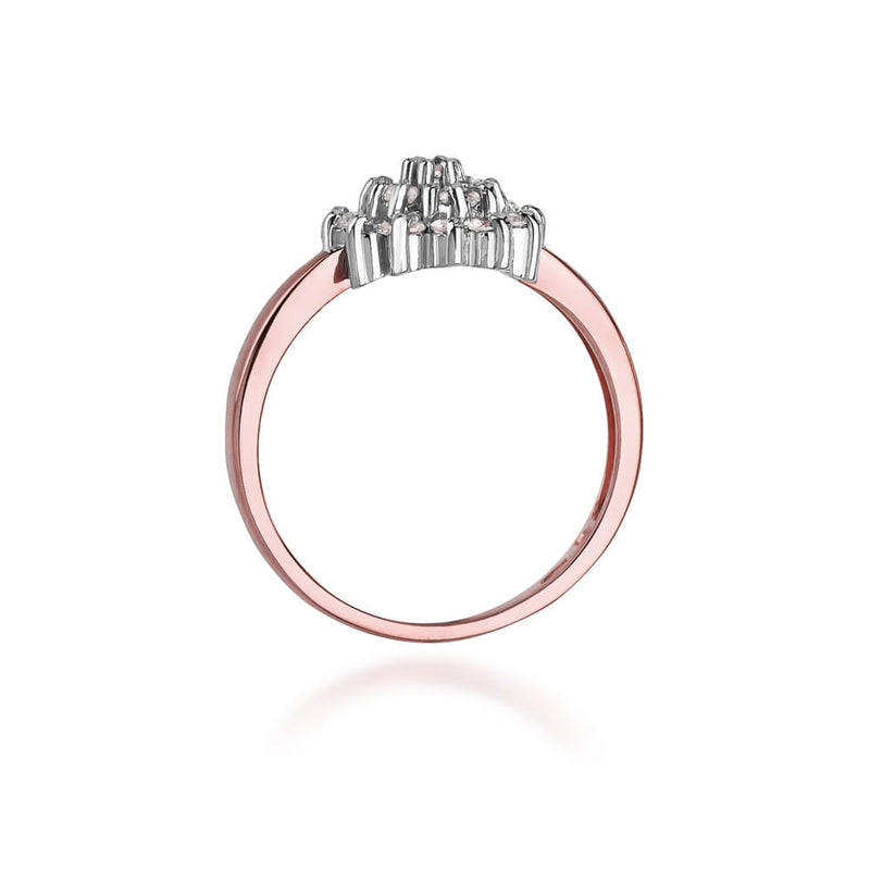 Inel Aur 14K cu Diamante Naturale 0.40 ct, imaginea 10 din 11