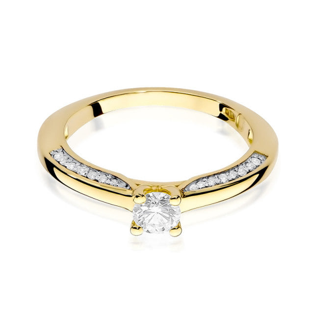 Inel Aur 14K cu Diamante Naturale 0.44 ct, imaginea 2 din 11