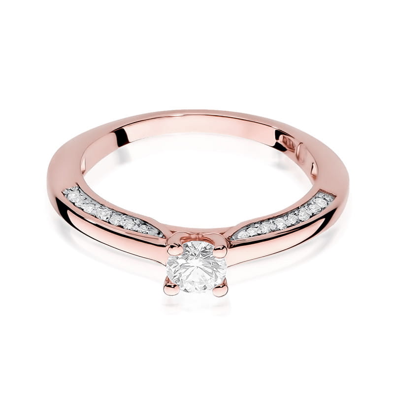 Inel Aur 14K cu Diamante Naturale 0.44 ct, imaginea 9 din 11