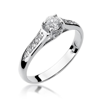 Inel Aur 14K cu Diamante Naturale 0.33 ct