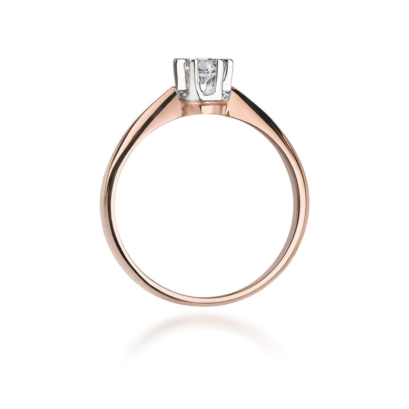 Inel Aur 14K cu Diamant Natural 0.23 ct, imaginea 10 din 10