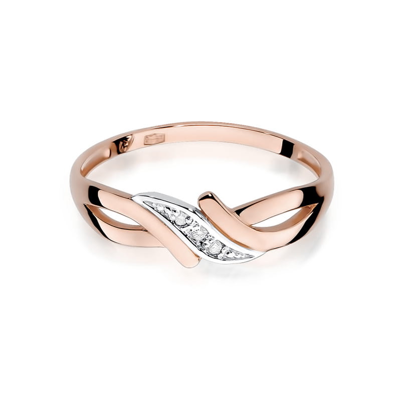 Inel Aur 14K cu Diamante Naturale 0.02 ct, imaginea 9 din 11