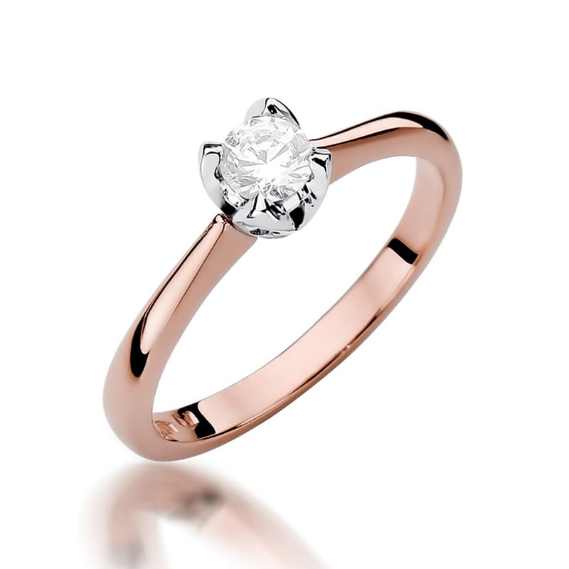 Inel Aur 14K cu Diamant Natural 0.30 ct, imaginea 8 din 10