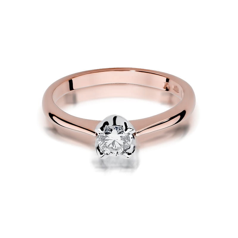 Inel Aur 14K cu Diamant Natural 0.30 ct, imaginea 9 din 10