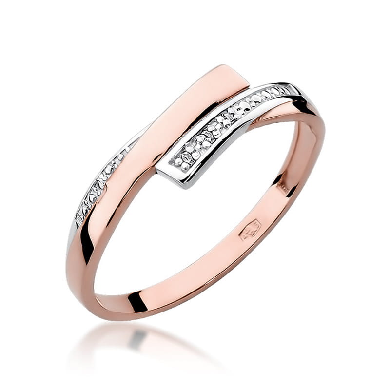 Inel Aur 14K cu Diamante Naturale 0.02 ct, imaginea 8 din 11