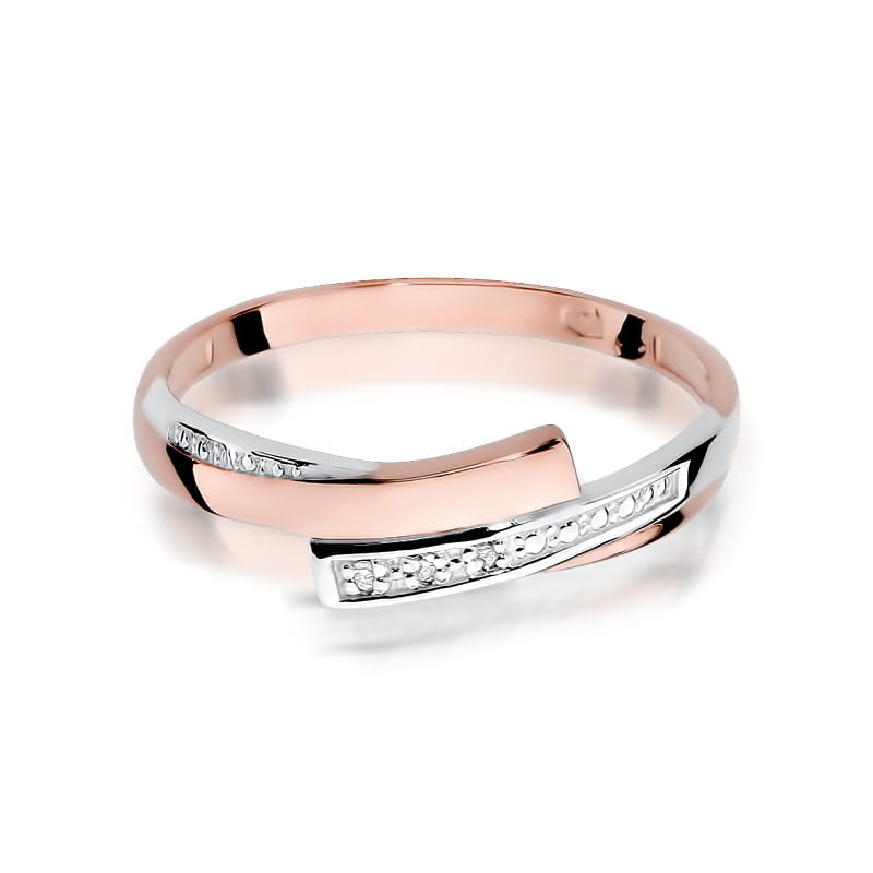 Inel Aur 14K cu Diamante Naturale 0.02 ct, imaginea 9 din 11