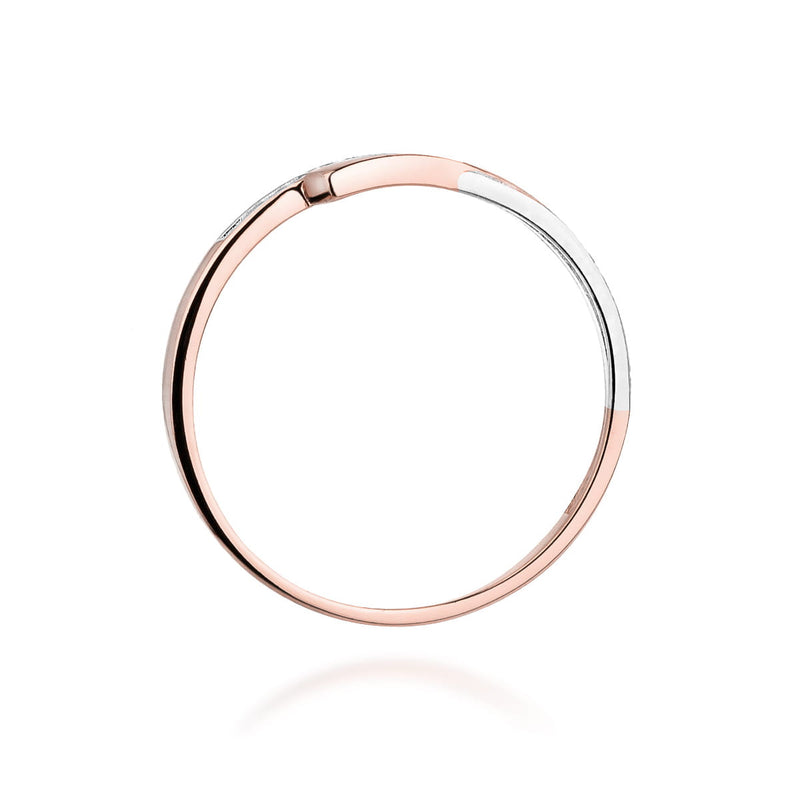 Inel Aur 14K cu Diamante Naturale 0.02 ct, imaginea 10 din 11