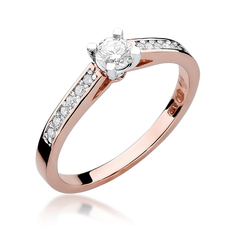 Inel Aur 14K cu Diamante Naturale 0.36 ct, imaginea 5 din 12