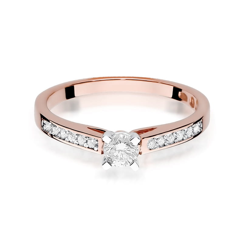 Inel Aur 14K cu Diamante Naturale 0.36 ct, imaginea 6 din 12
