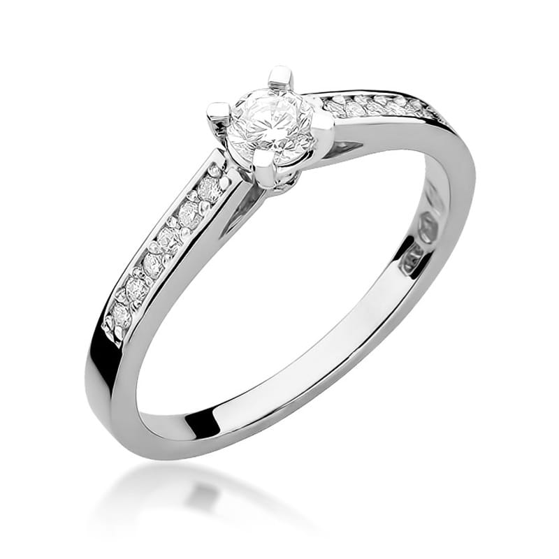 Inel Aur 14K cu Diamante Naturale 0.36 ct, imaginea 9 din 12