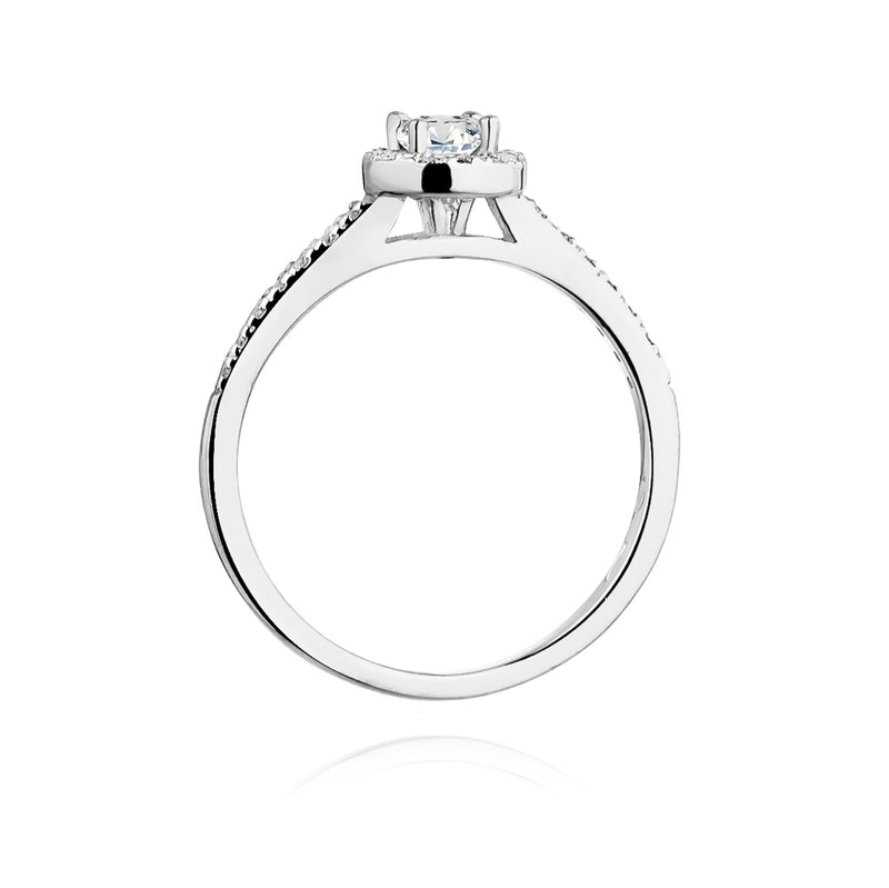 Inel Aur 14K cu Diamante Naturale 0.28 ct, imaginea 6 din 11