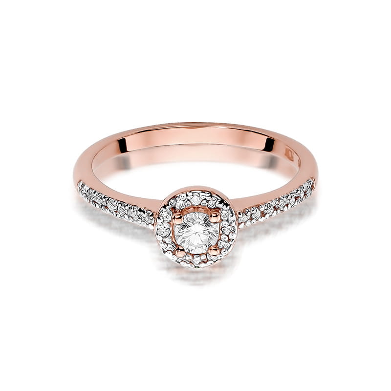 Inel Aur 14K cu Diamante Naturale 0.28 ct, imaginea 9 din 11