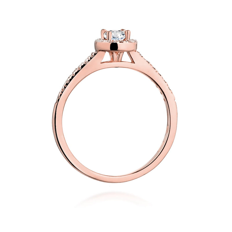 Inel Aur 14K cu Diamante Naturale 0.28 ct, imaginea 10 din 11