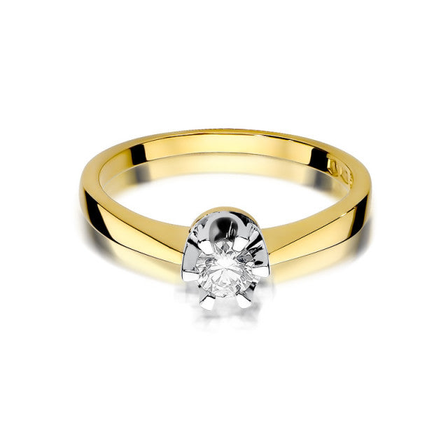 Inel Aur 14K cu Diamant Natural 0.25 ct, imaginea 2 din 11