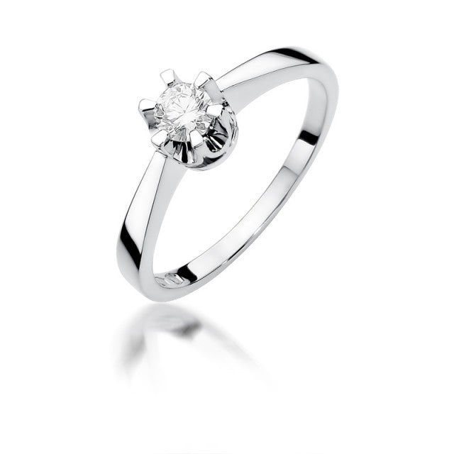 Inel Aur 14K cu Diamant Natural 0.25 ct, imaginea 4 din 11