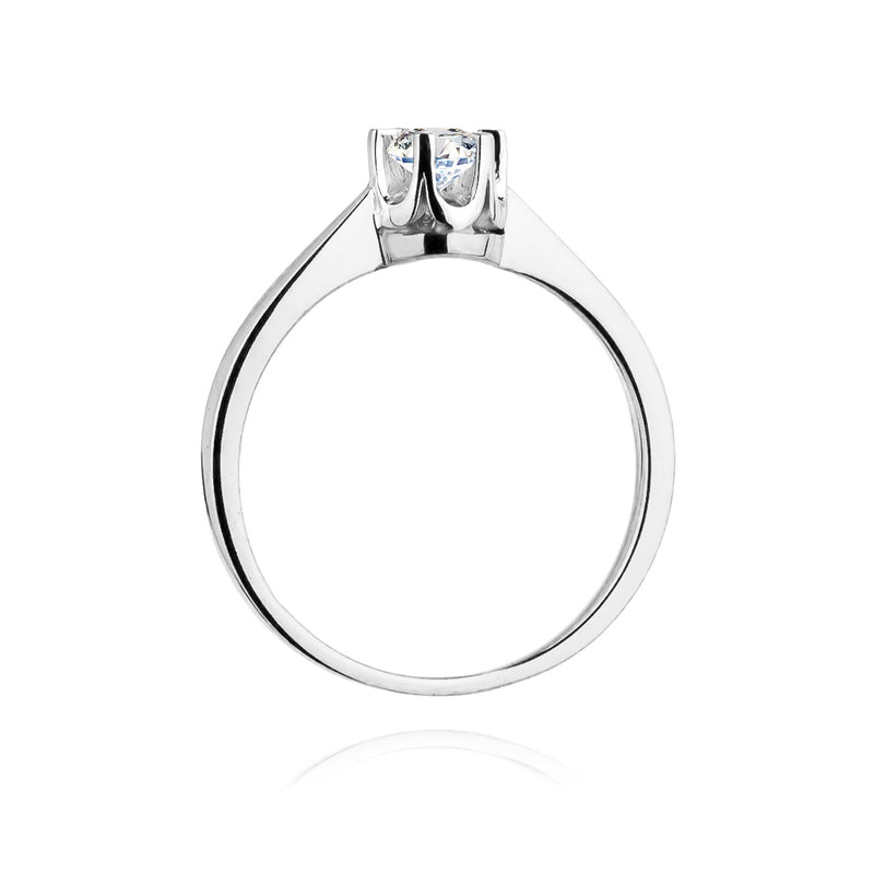 Inel Aur 14K cu Diamant Natural 0.25 ct, imaginea 6 din 11