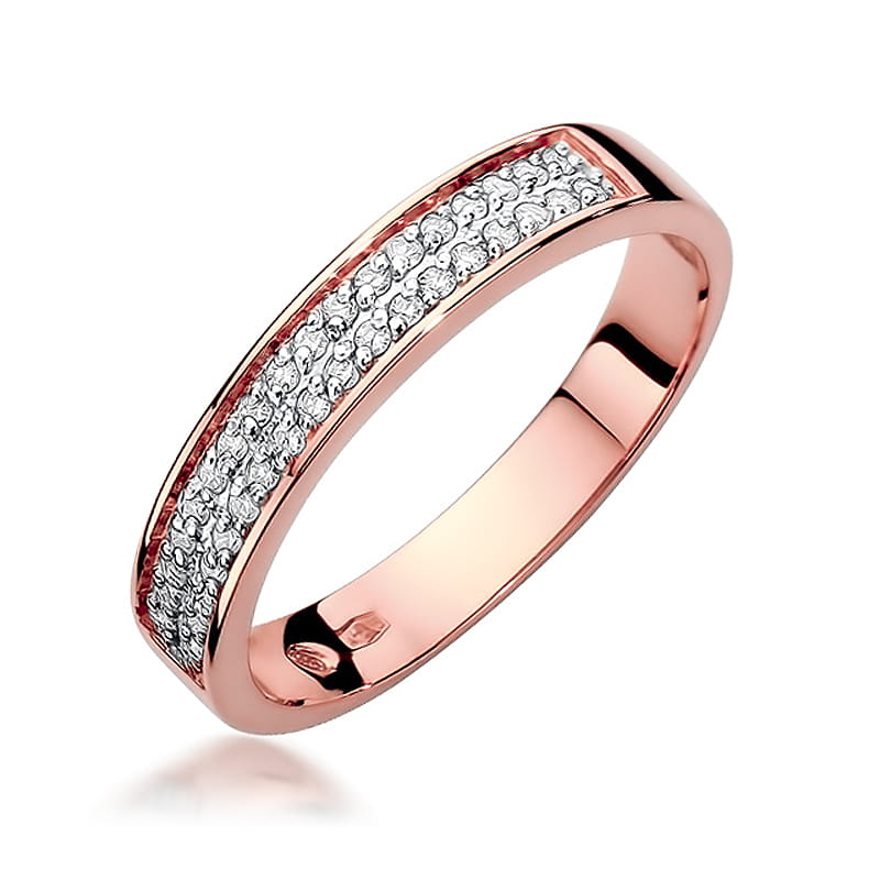 Inel Aur 14K cu Diamante Naturale 0.18 ct, imaginea 8 din 11