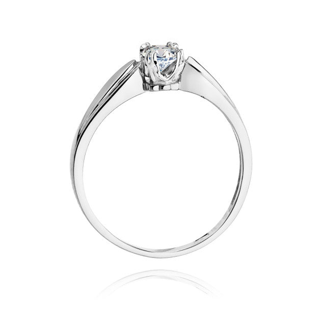 Inel Aur 14K cu Diamant Natural 0.24 ct, imaginea 6 din 11