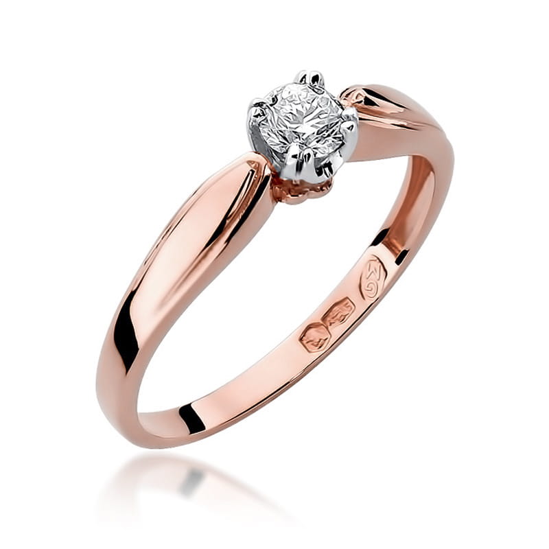 Inel Aur 14K cu Diamant Natural 0.24 ct, imaginea 8 din 11