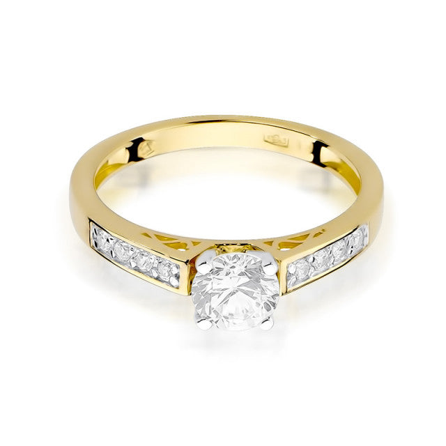 Inel Aur 14K cu Diamante Naturale 0.42 ct, imaginea 2 din 11