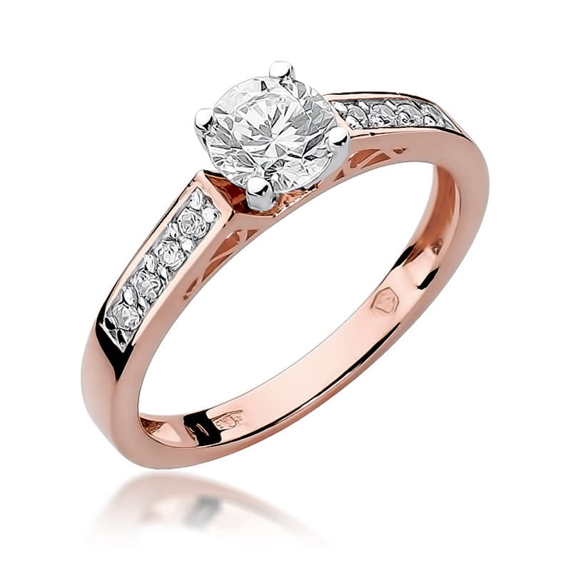 Inel Aur 14K cu Diamante Naturale 0.42 ct, imaginea 8 din 11