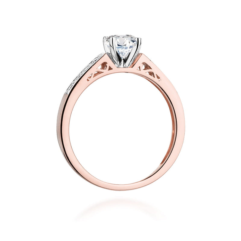 Inel Aur 14K cu Diamante Naturale 0.42 ct, imaginea 10 din 11