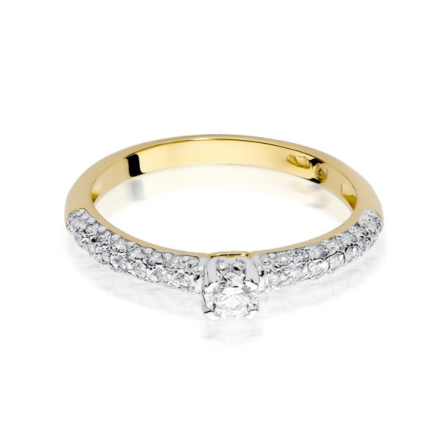 Inel Aur 14K cu Diamante Naturale 0.36 ct, imaginea 2 din 11