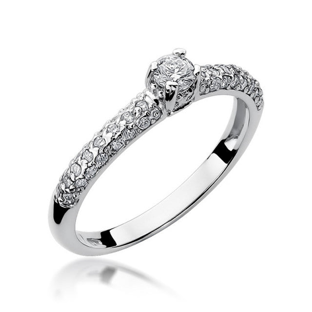 Inel Aur 14K cu Diamante Naturale 0.36 ct, imaginea 4 din 11