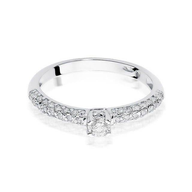 Inel Aur 14K cu Diamante Naturale 0.36 ct, imaginea 5 din 11