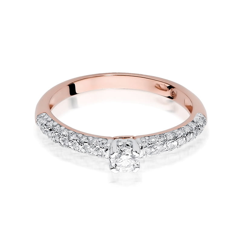 Inel Aur 14K cu Diamante Naturale 0.36 ct, imaginea 9 din 11