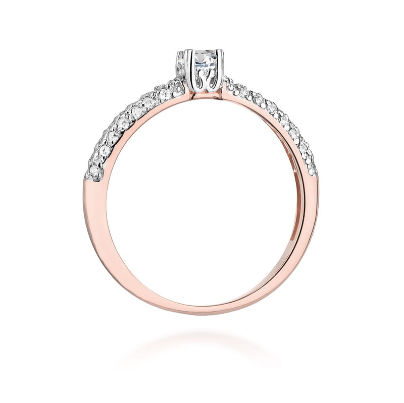 Inel Aur 14K cu Diamante Naturale 0.36 ct, imaginea 10 din 11