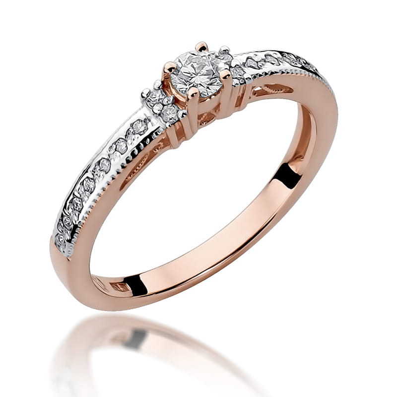 Inel Aur 14K cu Diamante Naturale 0.23 ct, imaginea 8 din 11