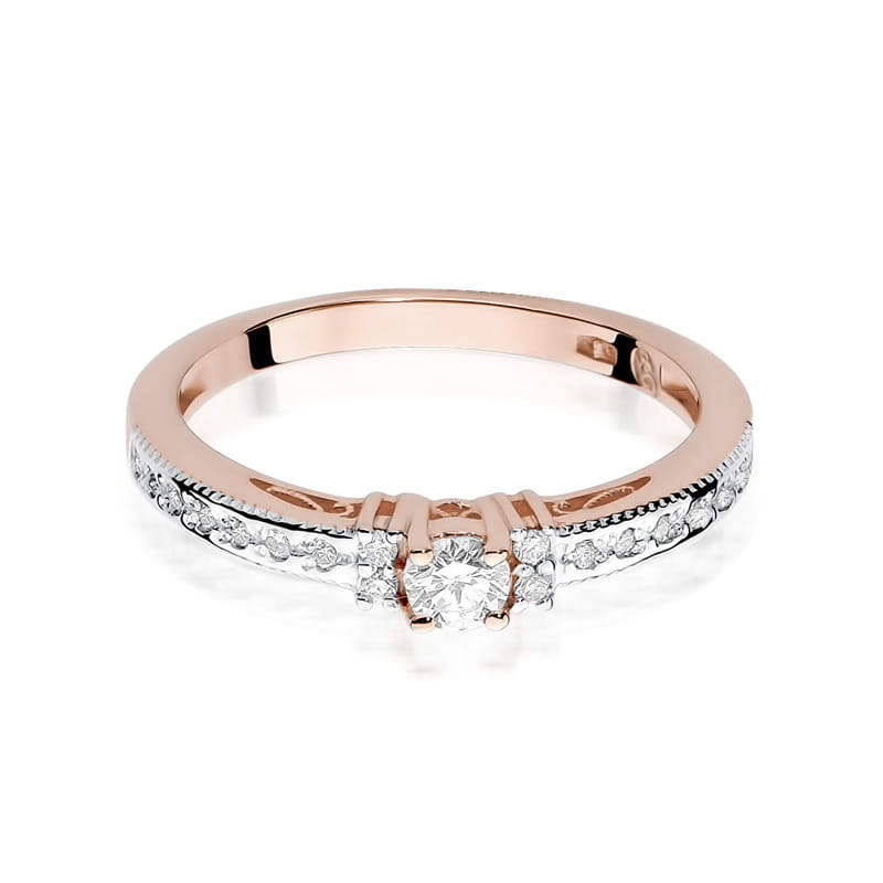 Inel Aur 14K cu Diamante Naturale 0.23 ct, imaginea 9 din 11