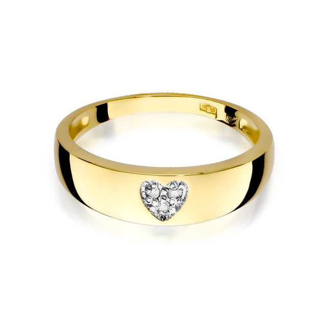 Inel Aur 14K cu Diamante Naturale 0.03 ct, imaginea 2 din 11