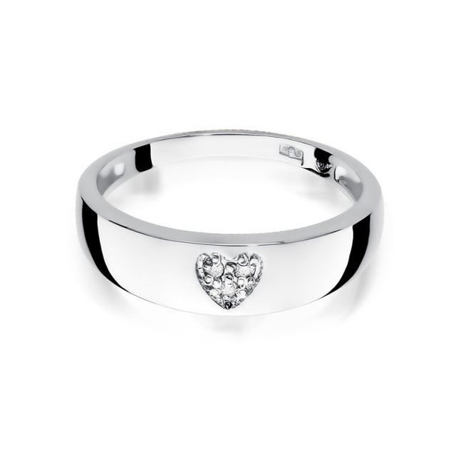 Inel Aur 14K cu Diamante Naturale 0.03 ct, imaginea 5 din 11