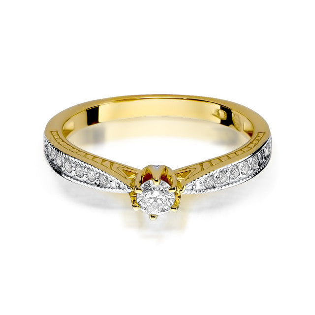 Inel Aur 14K cu Diamante Naturale 0.30 ct, imaginea 2 din 11