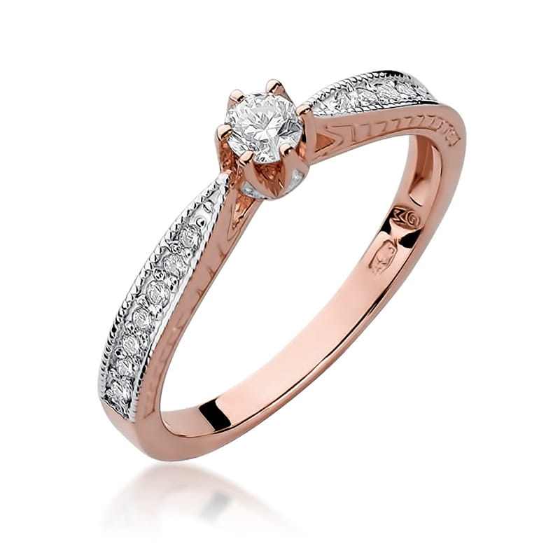 Inel Aur 14K cu Diamante Naturale 0.30 ct, imaginea 8 din 11