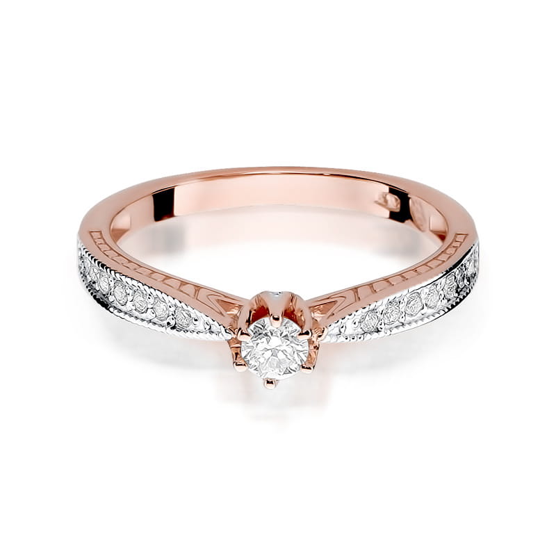 Inel Aur 14K cu Diamante Naturale 0.30 ct, imaginea 9 din 11