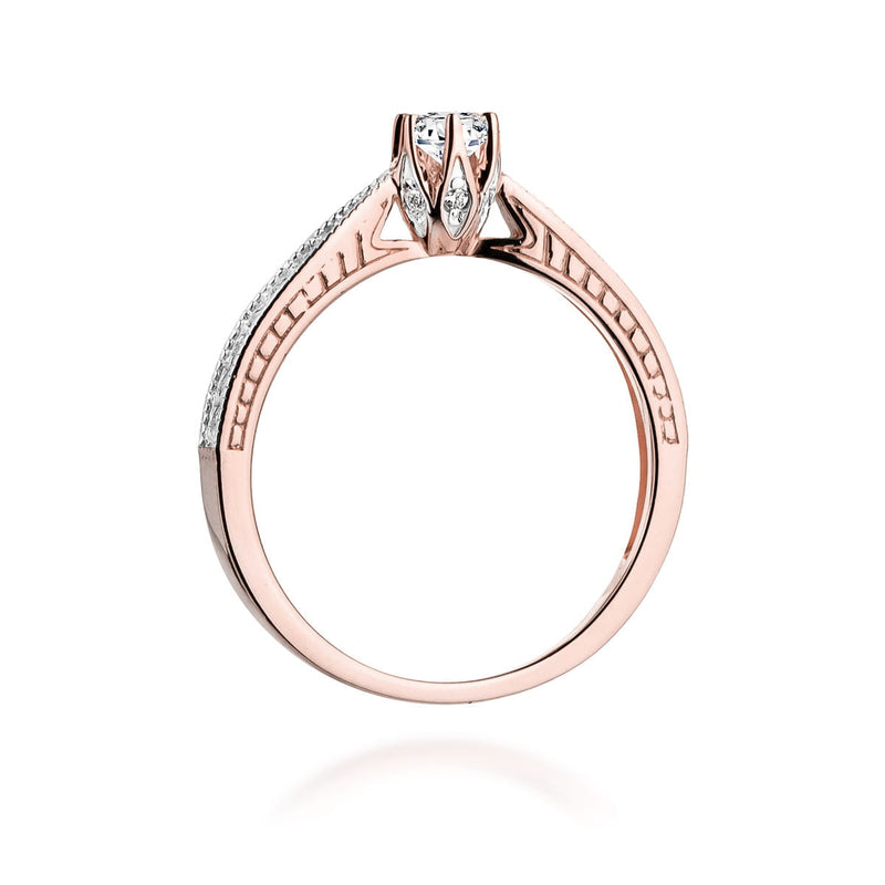 Inel Aur 14K cu Diamante Naturale 0.30 ct, imaginea 10 din 11