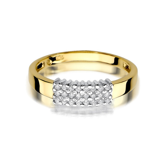 Inel Aur 14K cu Diamante Naturale 0.21 ct, imaginea 2 din 13