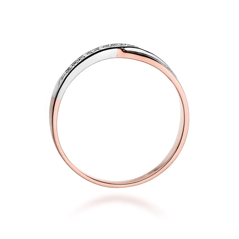 Inel Aur 14K cu Diamante Naturale 0.07 ct, imaginea 10 din 10