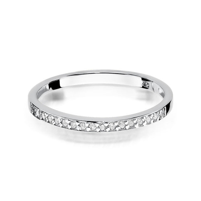 Inel Aur 14K cu Diamante Naturale 0.09 ct, imaginea 6 din 10