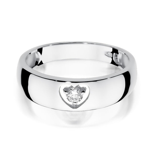 Inel Aur 14K cu Diamant Natural 0.10 ct, imaginea 5 din 11
