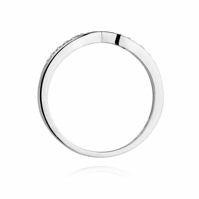Inel Aur 14K cu Diamante Naturale 0.10 ct, imaginea 6 din 11