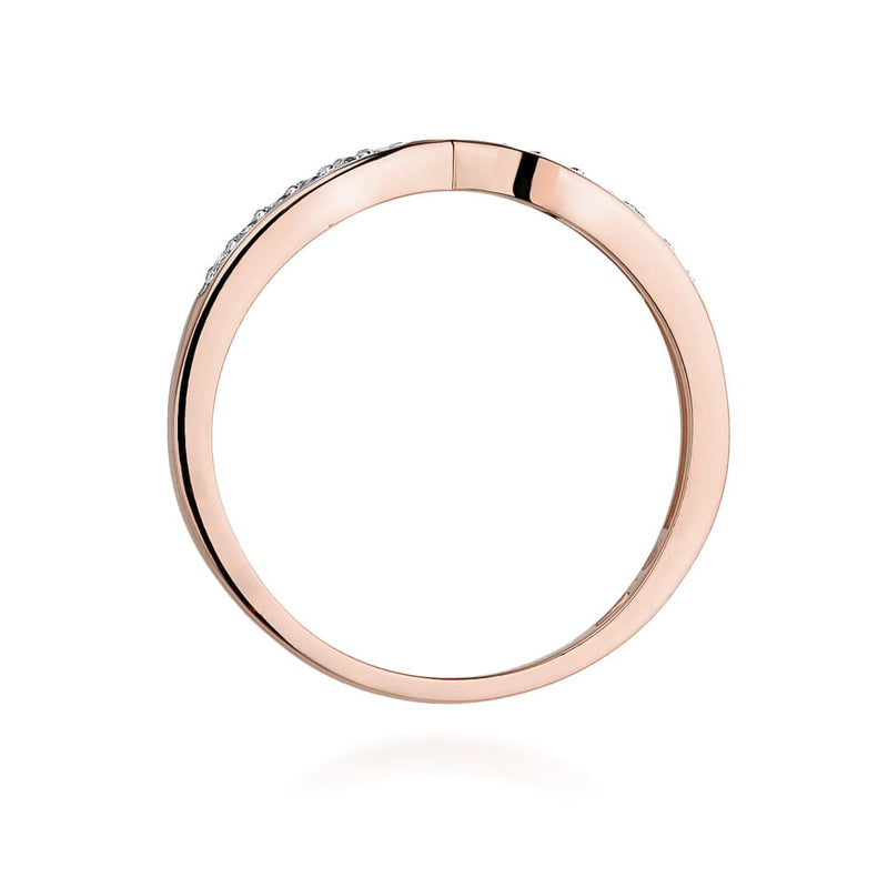 Inel Aur 14K cu Diamante Naturale 0.10 ct, imaginea 10 din 11