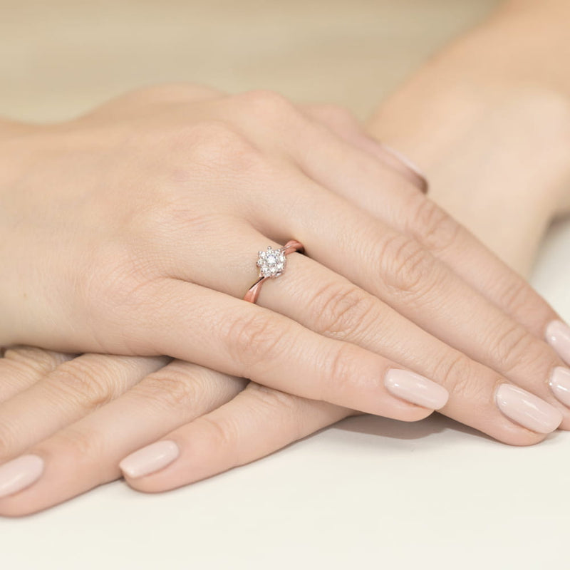 Inel Aur 14K cu Diamante Naturale 0.22 ct, imaginea 11 din 11