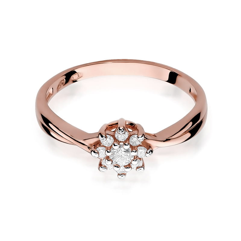 Inel Aur 14K cu Diamante Naturale 0.22 ct, imaginea 9 din 11