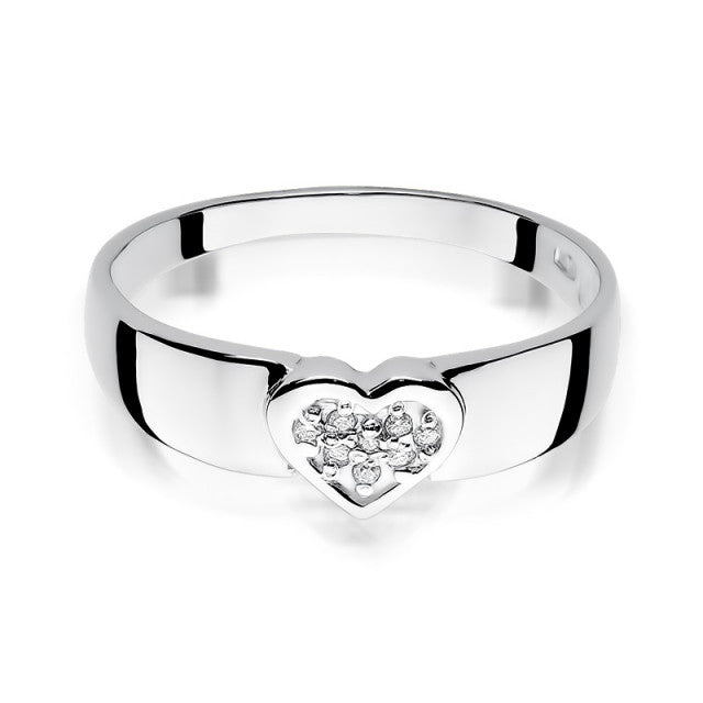Inel Aur 14K cu Diamante Naturale 0.04 ct, imaginea 4 din 11